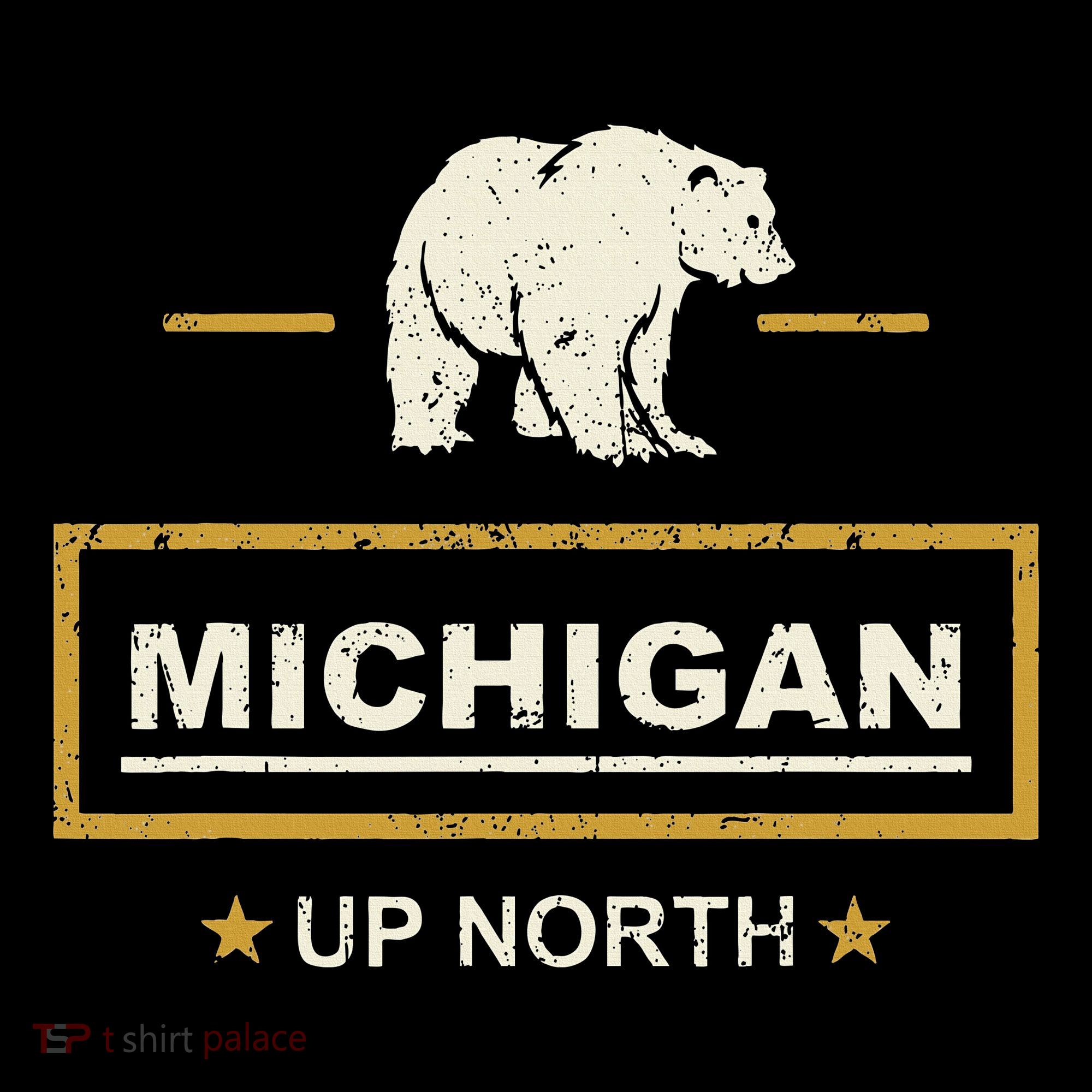 Black Bear  Wo Upper Peninsula Michigan Up North T-Shirt