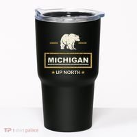 Black Bear  Wo Upper Peninsula Michigan Up North Tumbler thumb 0