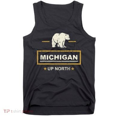 Black Bear  Wo Upper Peninsula Michigan Up North Tank Top