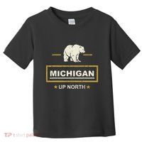 Black Bear  Wo Upper Peninsula Michigan Up North Toddler T-Shirt thumb 0