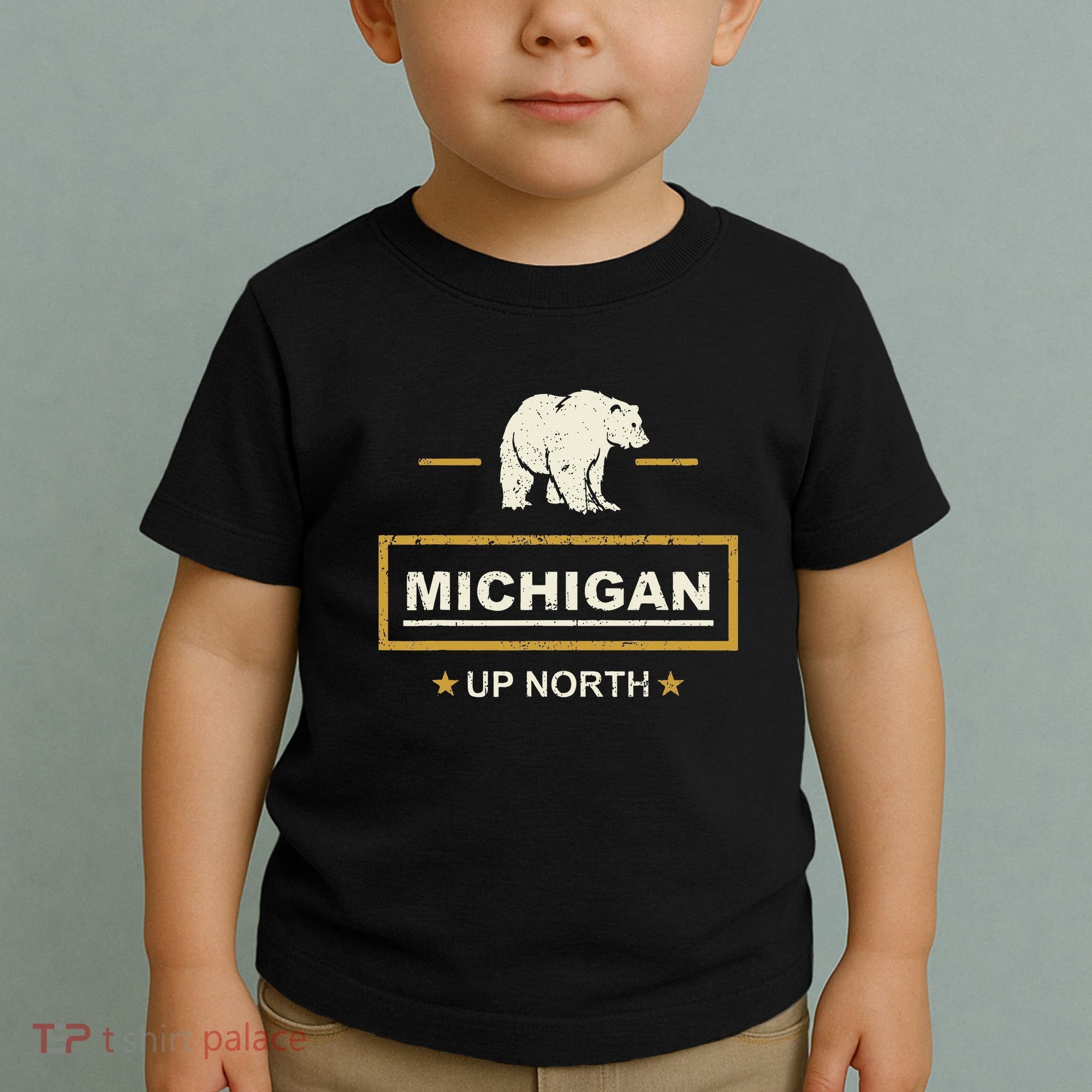 Black Bear  Wo Upper Peninsula Michigan Up North Toddler T-Shirt