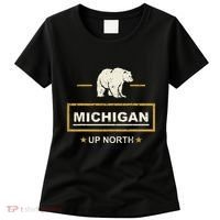 Black Bear  Wo Upper Peninsula Michigan Up North Women's T-Shirt thumb 0