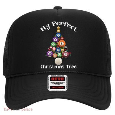 Billiard Ball Xmas Tree Meaningful Gift Pool Billiards Christmas Great Gift Hat