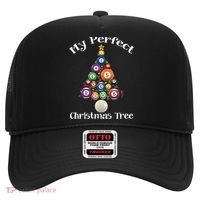 Billiard Ball Xmas Tree Meaningful Gift Pool Billiards Christmas Great Gift Hat thumb 0
