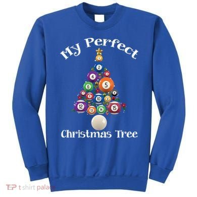 Billiard Ball Xmas Tree Meaningful Gift Pool Billiards Christmas Great Gift Sweatshirt