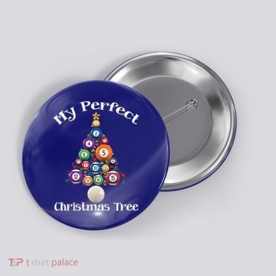 Billiard Ball Xmas Tree Meaningful Gift Pool Billiards Christmas Great Gift Button