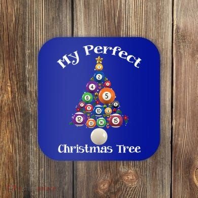 Billiard Ball Xmas Tree Meaningful Gift Pool Billiards Christmas Great Gift Coaster