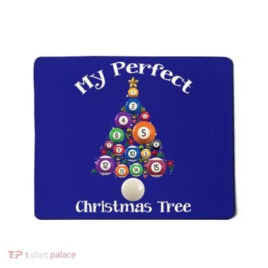 Billiard Ball Xmas Tree Meaningful Gift Pool Billiards Christmas Great Gift Mousepad