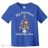 Billiard Ball Xmas Tree Meaningful Gift Pool Billiards Christmas Great Gift Toddler T-Shirt thumb 0