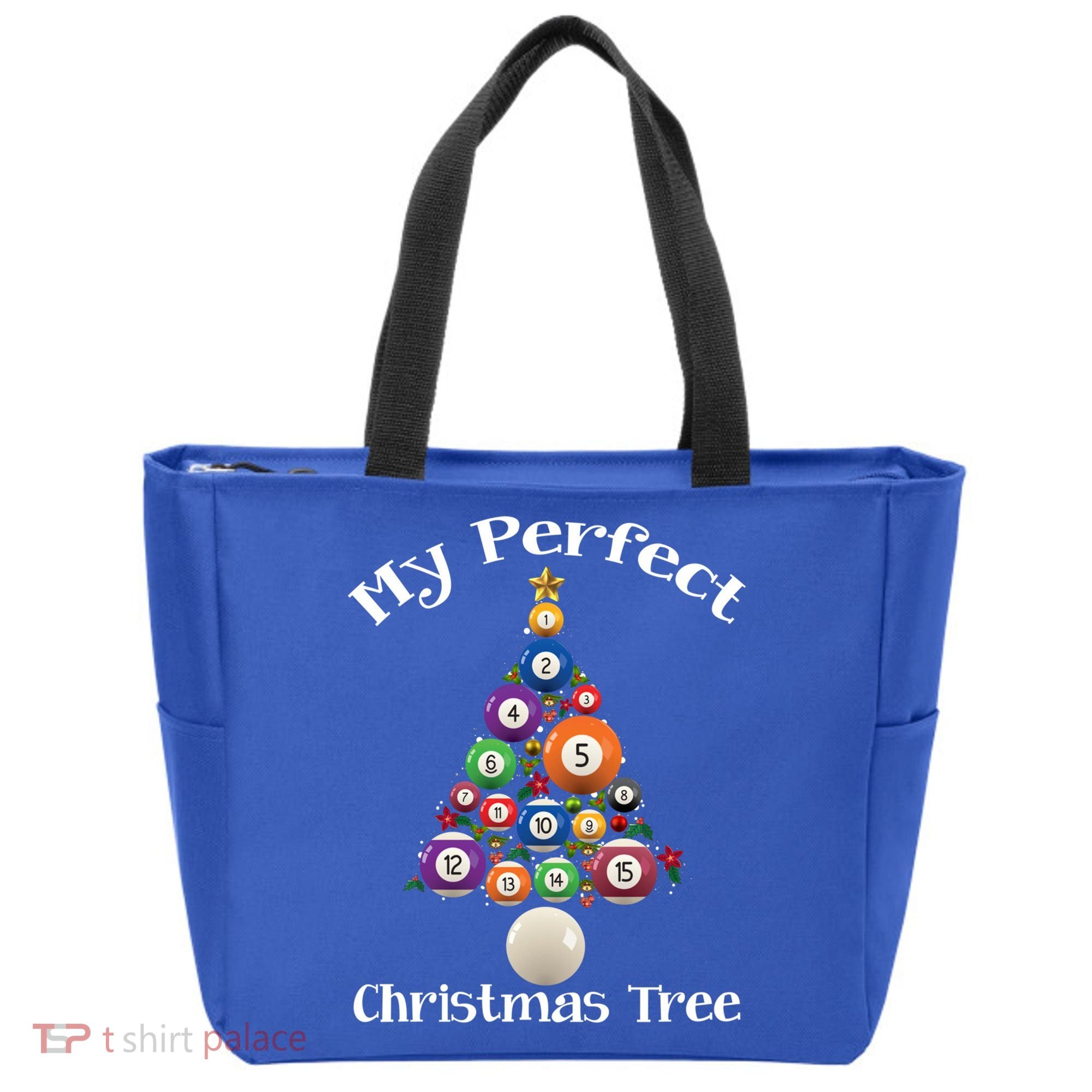 Billiard Ball Xmas Tree Meaningful Gift Pool Billiards Christmas Great Gift Tote Bag