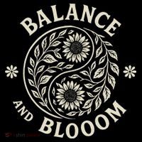 Balance Blooom Yin Yang Floral Zen Nature Boho Calm Coffee Mug thumb 5