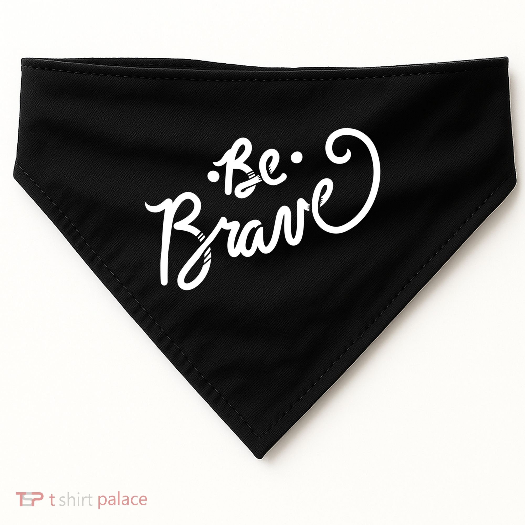 Be Brave You Will Get Through This Inspirational Gift USA-Made Doggie Bandana