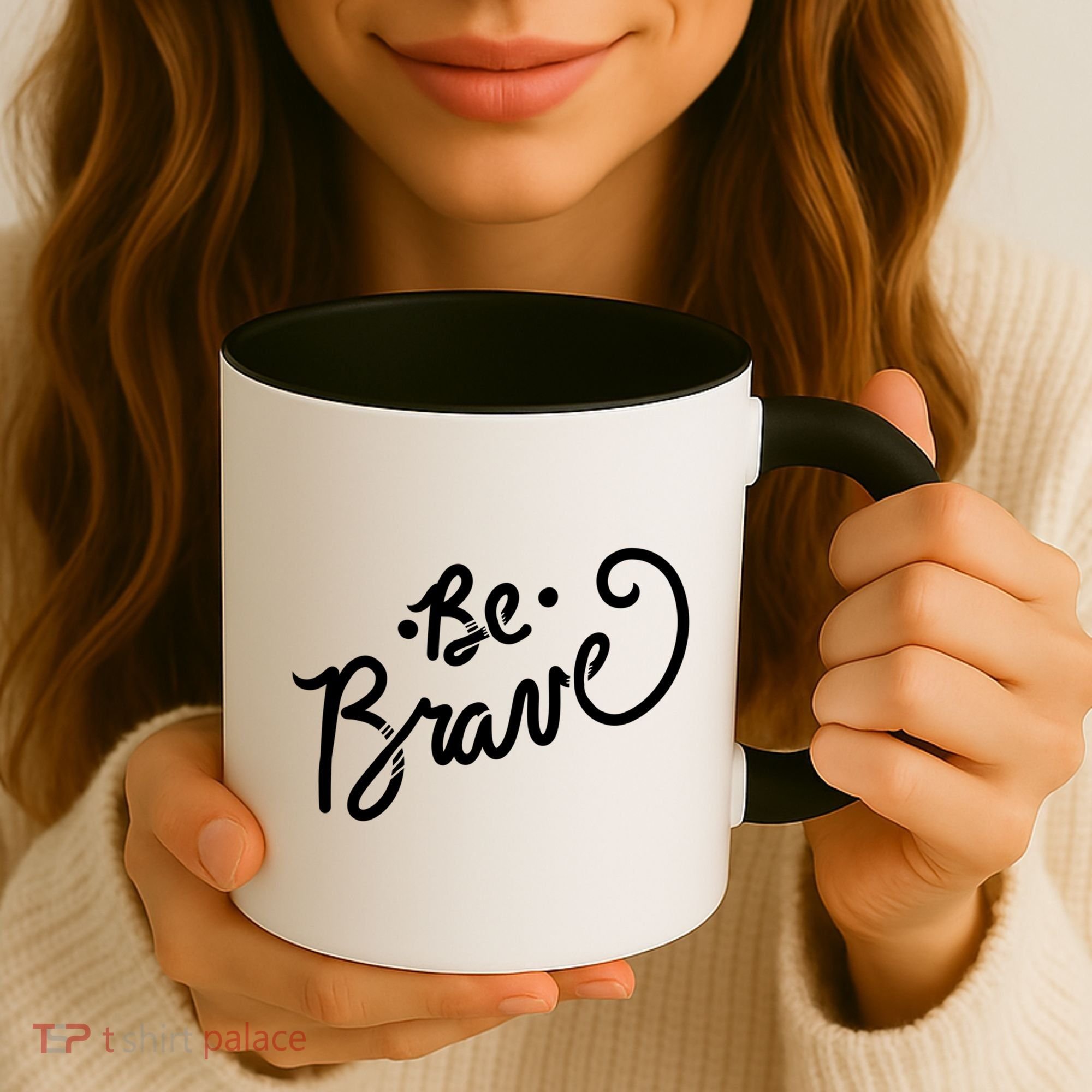Be Brave You Will Get Through This Inspirational Gift Coffee Mug