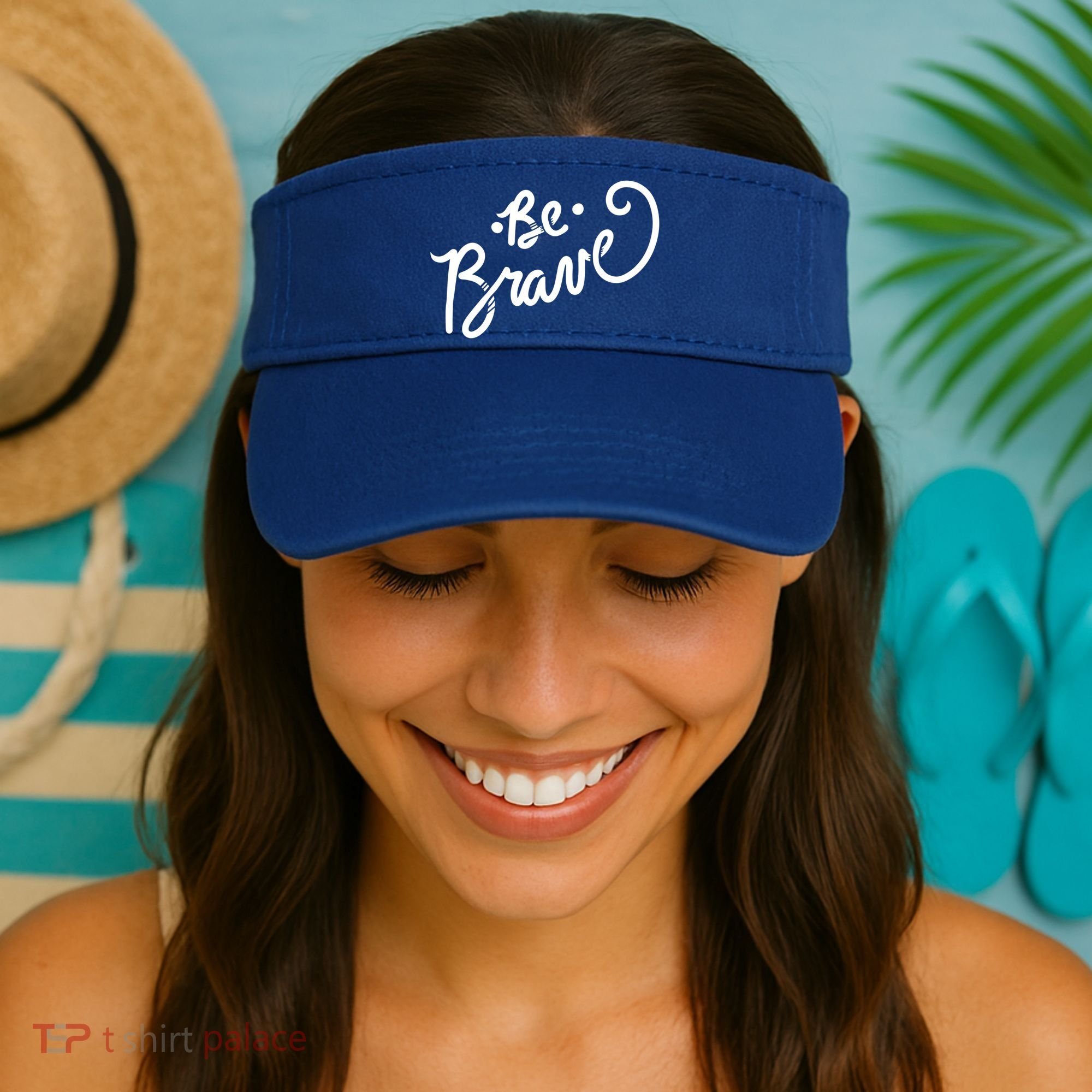 Be Brave You Will Get Through This Inspirational Gift Visor