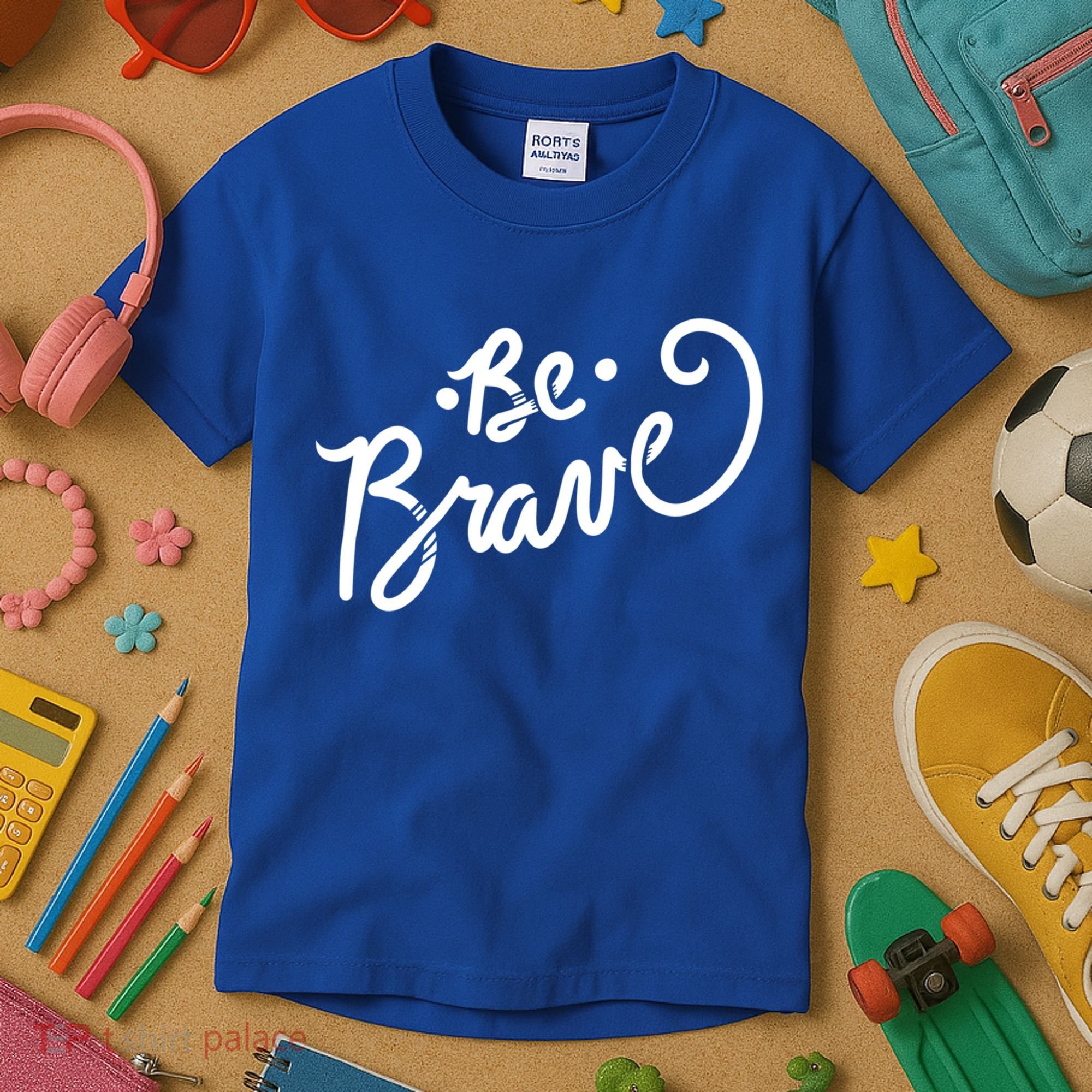 Be Brave You Will Get Through This Inspirational Gift Kids T-Shirt