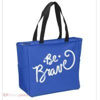 Be Brave You Will Get Through This Inspirational Gift Tote Bag thumb 2