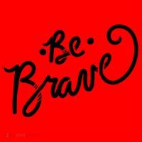 Be Brave You Will Get Through This Inspirational Gift Santa Hat thumb 1