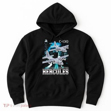 Bootleg C 130 Hercules USAF Aircraft Hoodie