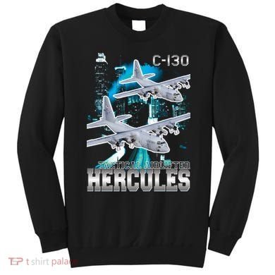 Bootleg C 130 Hercules USAF Aircraft Sweatshirt