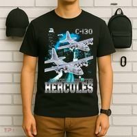 Bootleg C 130 Hercules USAF Aircraft T-Shirt thumb 6