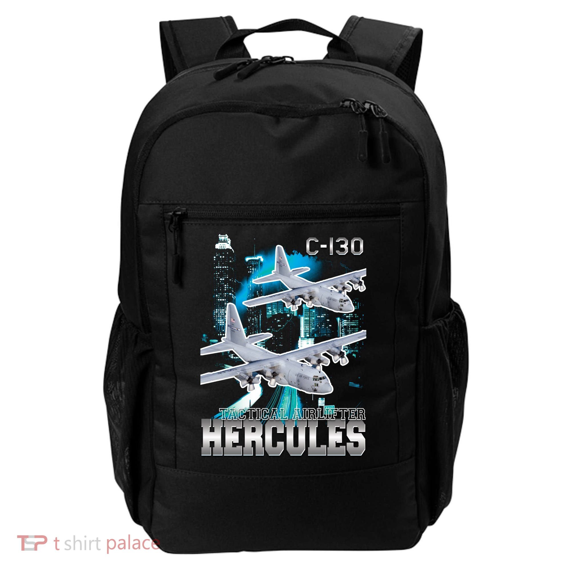Bootleg C 130 Hercules USAF Aircraft Backpack