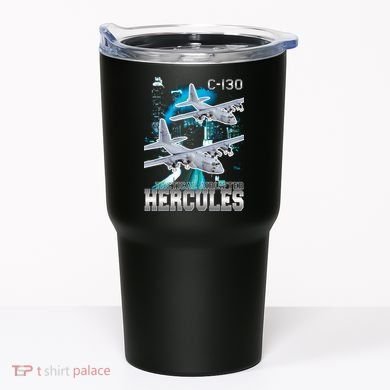 Bootleg C 130 Hercules USAF Aircraft Tumbler