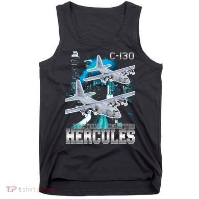 Bootleg C 130 Hercules USAF Aircraft Tank Top