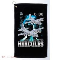Bootleg C 130 Hercules USAF Aircraft Golf Towel thumb 0