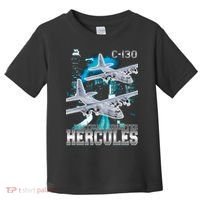 Bootleg C 130 Hercules USAF Aircraft Toddler T-Shirt thumb 0