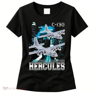Bootleg C 130 Hercules USAF Aircraft Women's T-Shirt