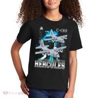 Bootleg C 130 Hercules USAF Aircraft Kids T-Shirt thumb 2