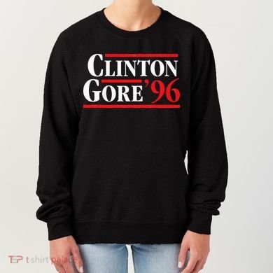 Bill Clinton 1996 Retro Presidential Campaign Women's Sweatshirt