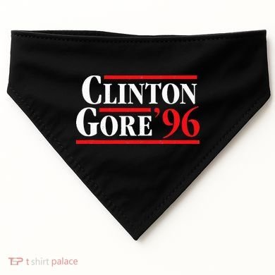 Bill Clinton 1996 Retro Presidential Campaign USA-Made Doggie Bandana