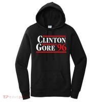 Bill Clinton 1996 Retro Presidential Campaign Women's Hoodie thumb 0