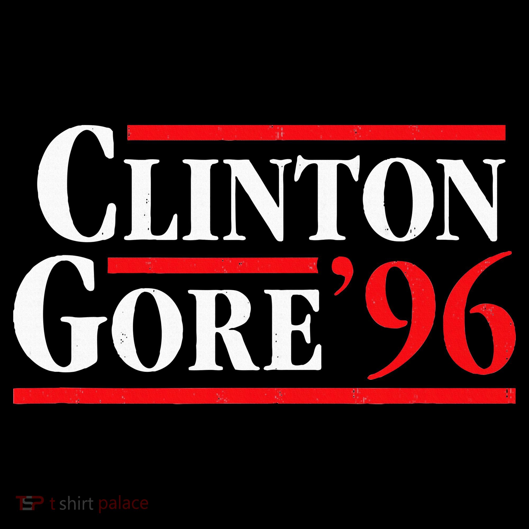 Bill Clinton 1996 Retro Presidential Campaign Women's Hoodie
