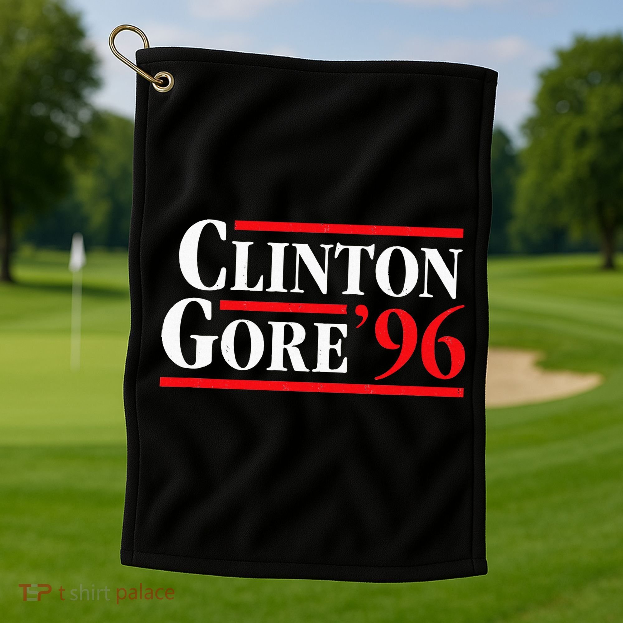 Bill Clinton 1996 Retro Presidential Campaign Golf Towel