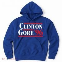 Bill Clinton 1996 Retro Presidential Campaign Hoodie thumb 0