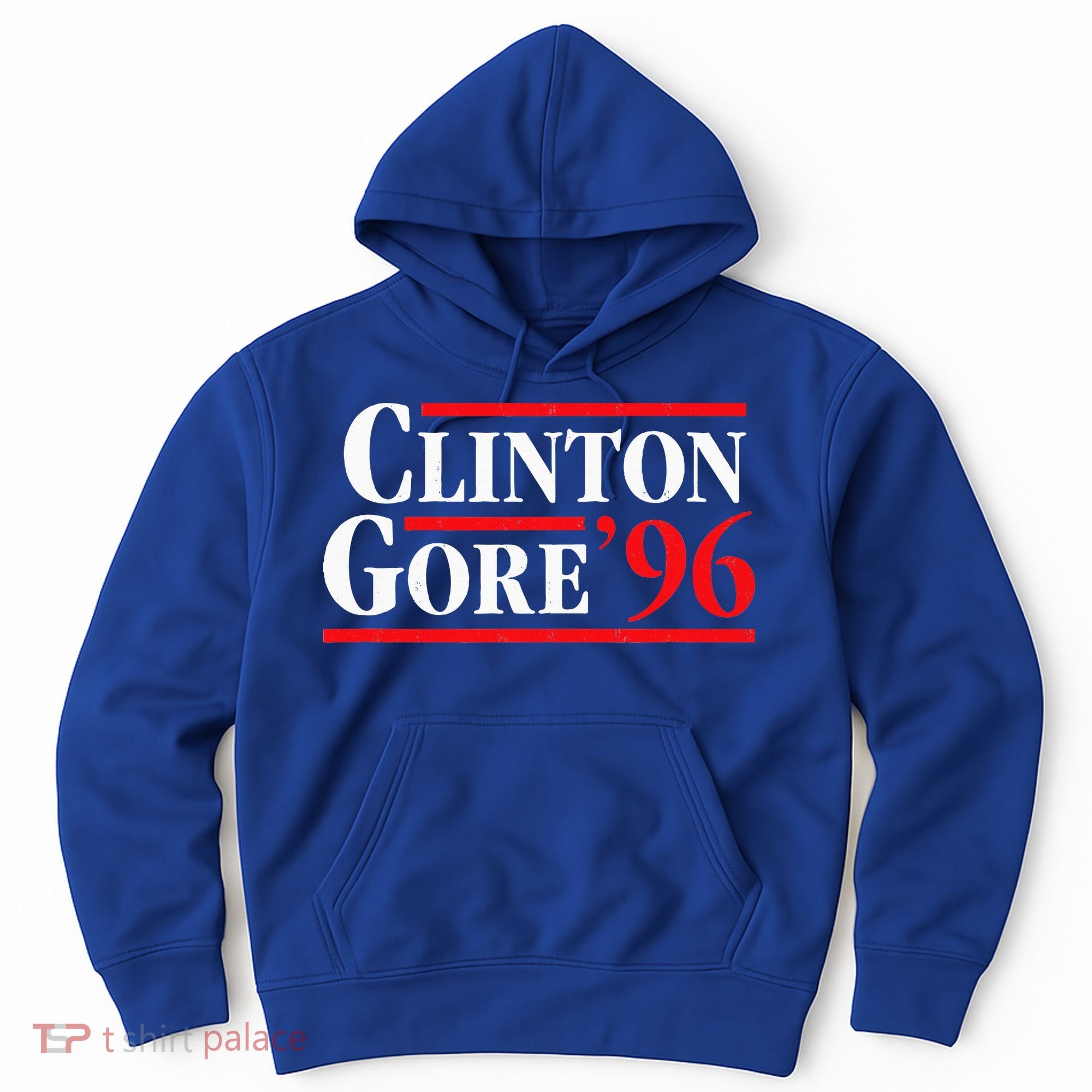 Bill Clinton 1996 Retro Presidential Campaign Hoodie