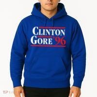 Bill Clinton 1996 Retro Presidential Campaign Hoodie thumb 2
