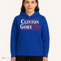 Bill Clinton 1996 Retro Presidential Campaign Hoodie thumb 5