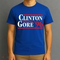 Bill Clinton 1996 Retro Presidential Campaign T-Shirt thumb 3