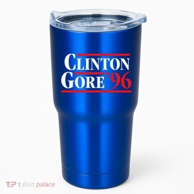Bill Clinton 1996 Retro Presidential Campaign Tumbler
