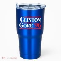 Bill Clinton 1996 Retro Presidential Campaign Tumbler thumb 0