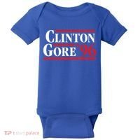 Bill Clinton 1996 Retro Presidential Campaign Baby Bodysuit thumb 0