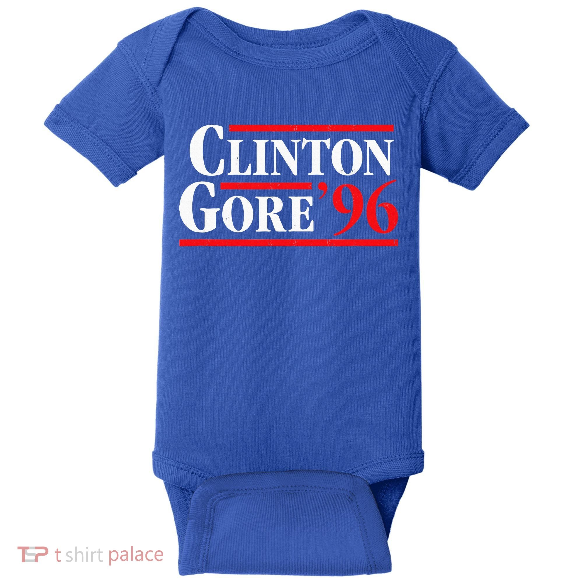 Bill Clinton 1996 Retro Presidential Campaign Baby Bodysuit