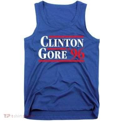 Bill Clinton 1996 Retro Presidential Campaign Tank Top