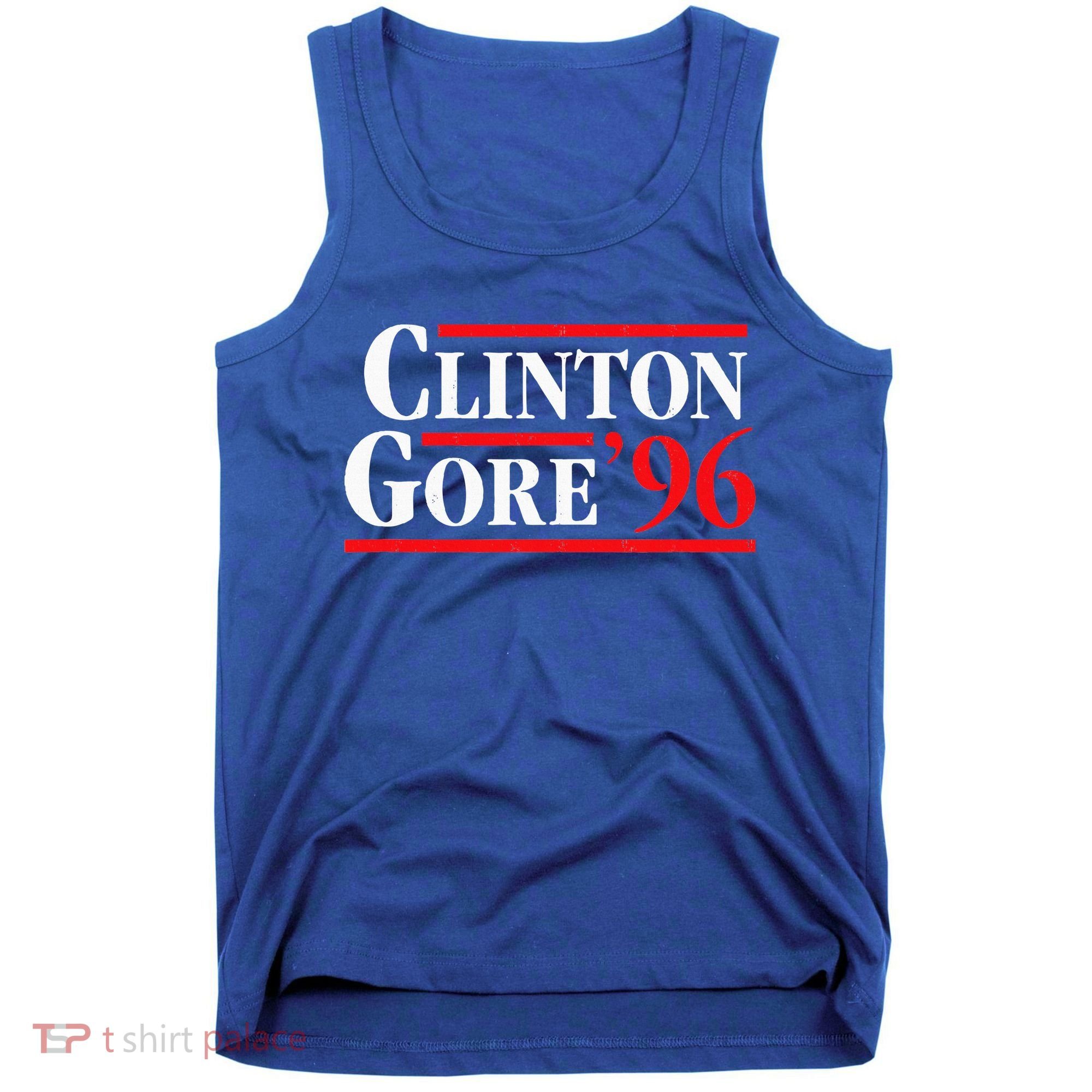 Bill Clinton 1996 Retro Presidential Campaign Tank Top