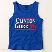 Bill Clinton 1996 Retro Presidential Campaign Tank Top thumb 2
