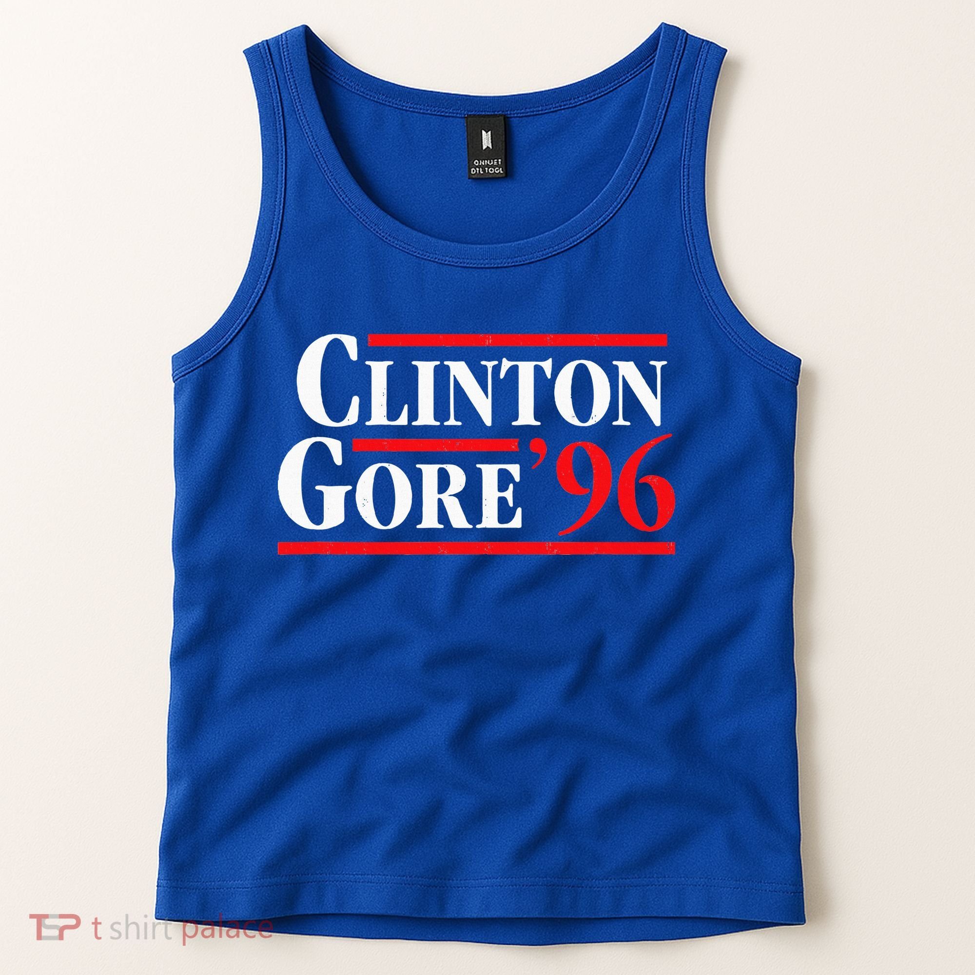 Bill Clinton 1996 Retro Presidential Campaign Tank Top