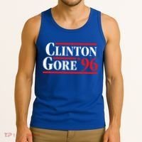 Bill Clinton 1996 Retro Presidential Campaign Tank Top thumb 3